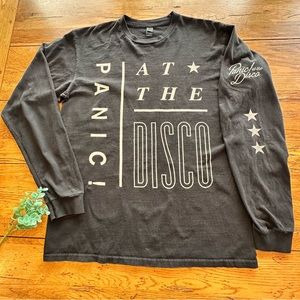 Panic! At The Disco Vintage Y2k Concert Long Sleeve T-Shirt Medium